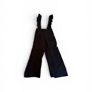 ALL ROW Elegant Black Cropped Jumpsuit